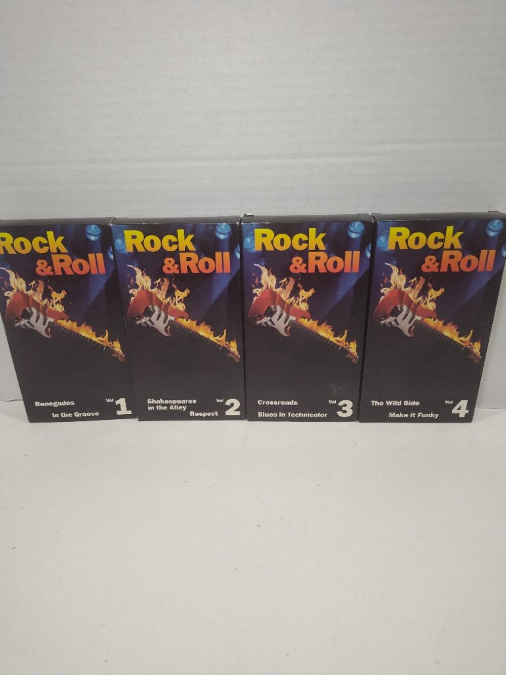 Rare WGBH PBS BBC Rock & Roll VHS Complete Volumes 1-4 Tested 1995